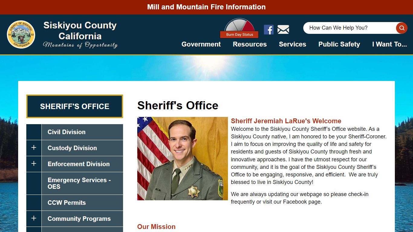 Sheriff's Office | Siskiyou County California